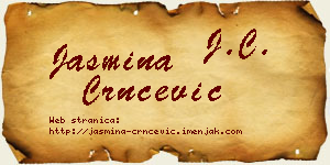 Jasmina Crnčević vizit kartica